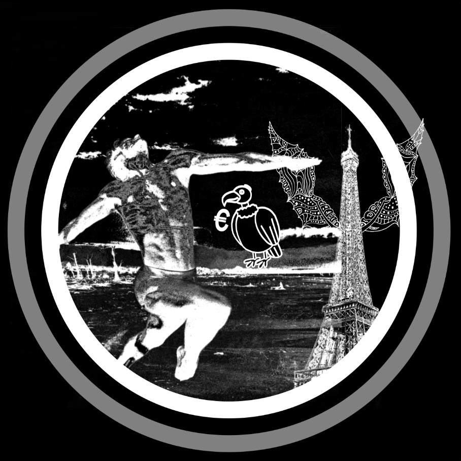 Fall Back Plan T-shirt - Black/Grey Artwork