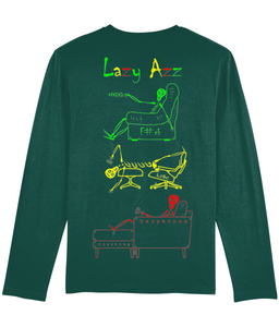 Lazy Azz F#ck Long Sleeve T-shirt - GYR Artwork