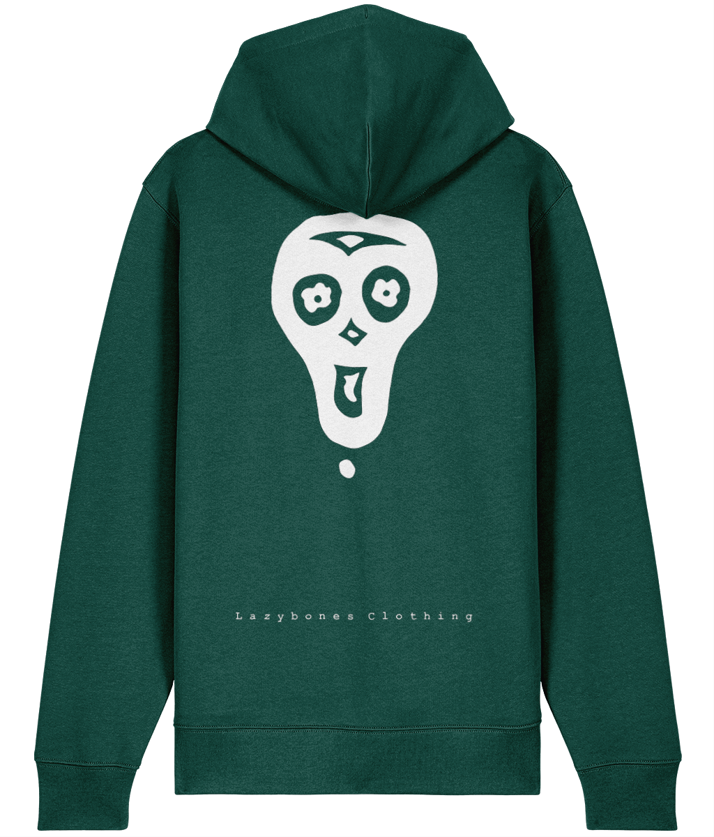 One Big Skull Hoodie - White Artwork