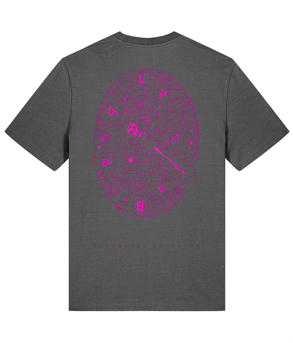 Lazy Clock Face - Shocking Pink Artwork