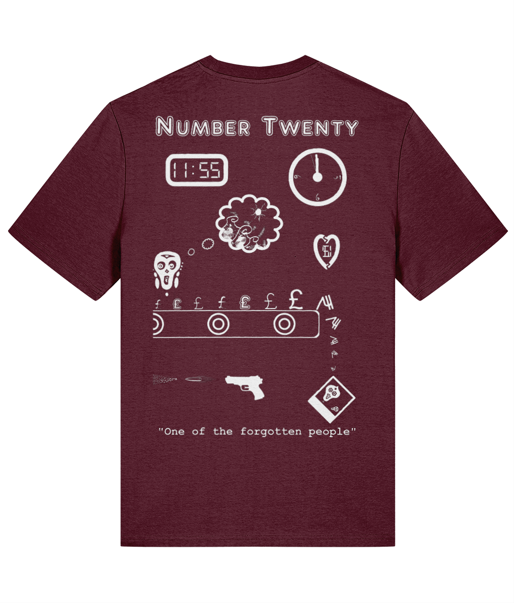 Number Twenty T-shirt - White Artwork
