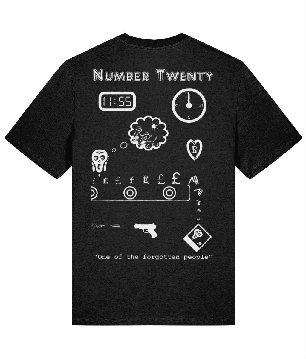 Number Twenty T-shirt - White Artwork