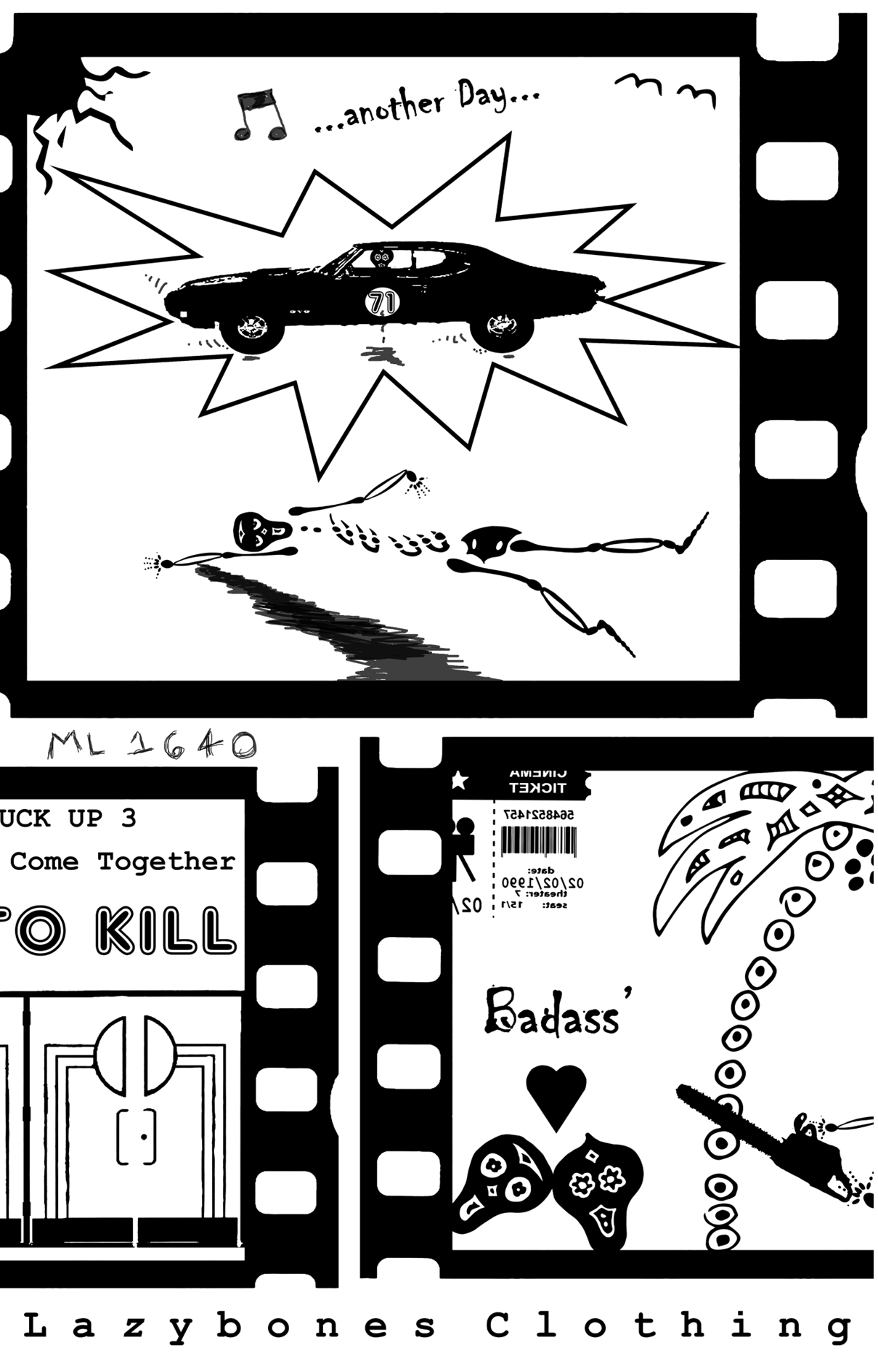 Positive Impact Zone - Black Artwork