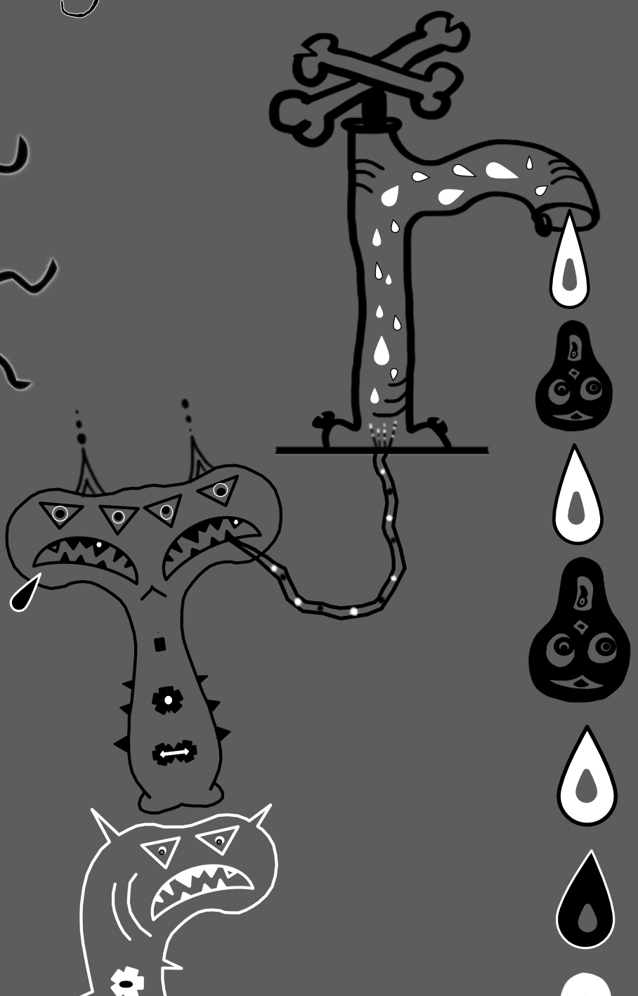 Beautifully In-Debted T-shirt - B&W Artwork