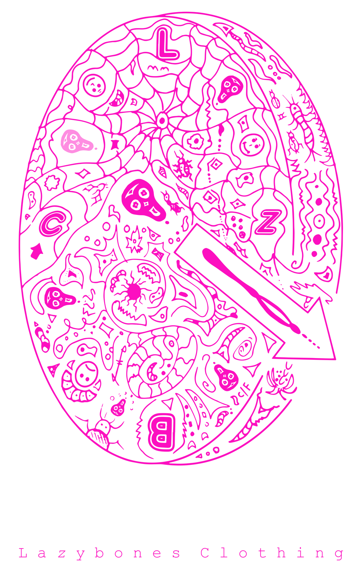 You Never See - Shocking Pink Artwork