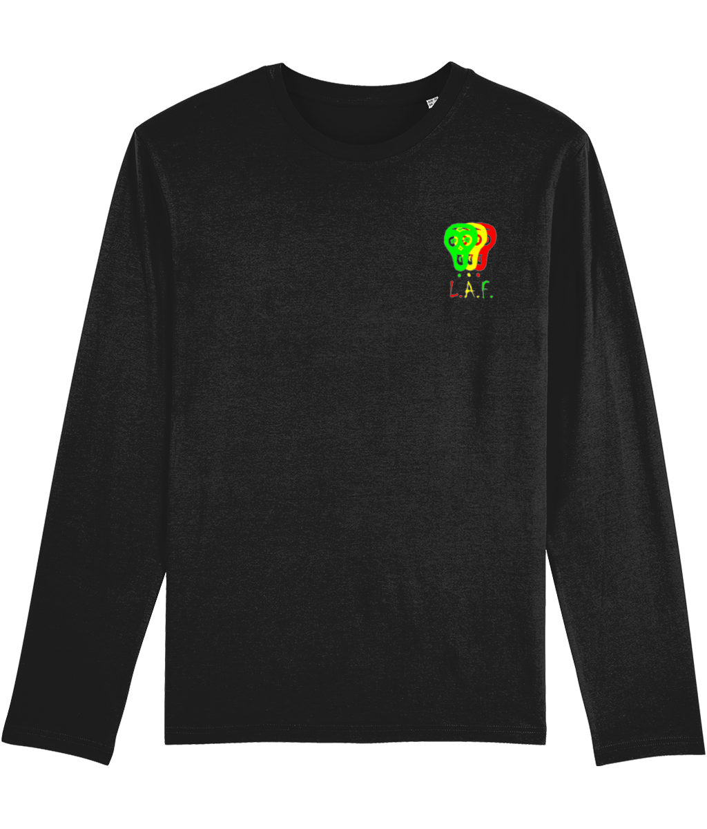 Lazy Azz F#ck Long Sleeve T-shirt - GYR Artwork