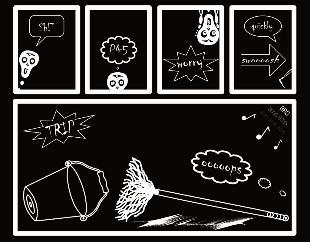 Pedantic Art Gallery - White/Black Artwork