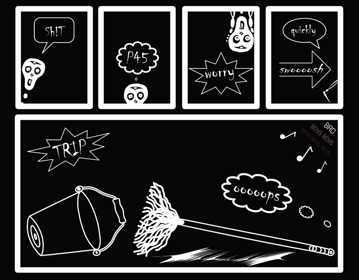 Pedantic Art Gallery - White/Black Artwork