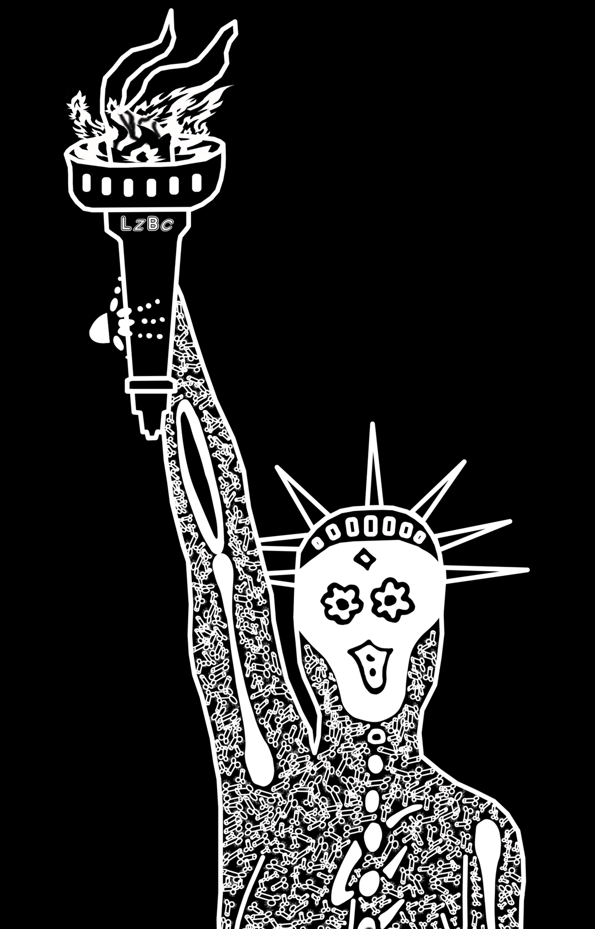 Taking the Liberty - White Artwork