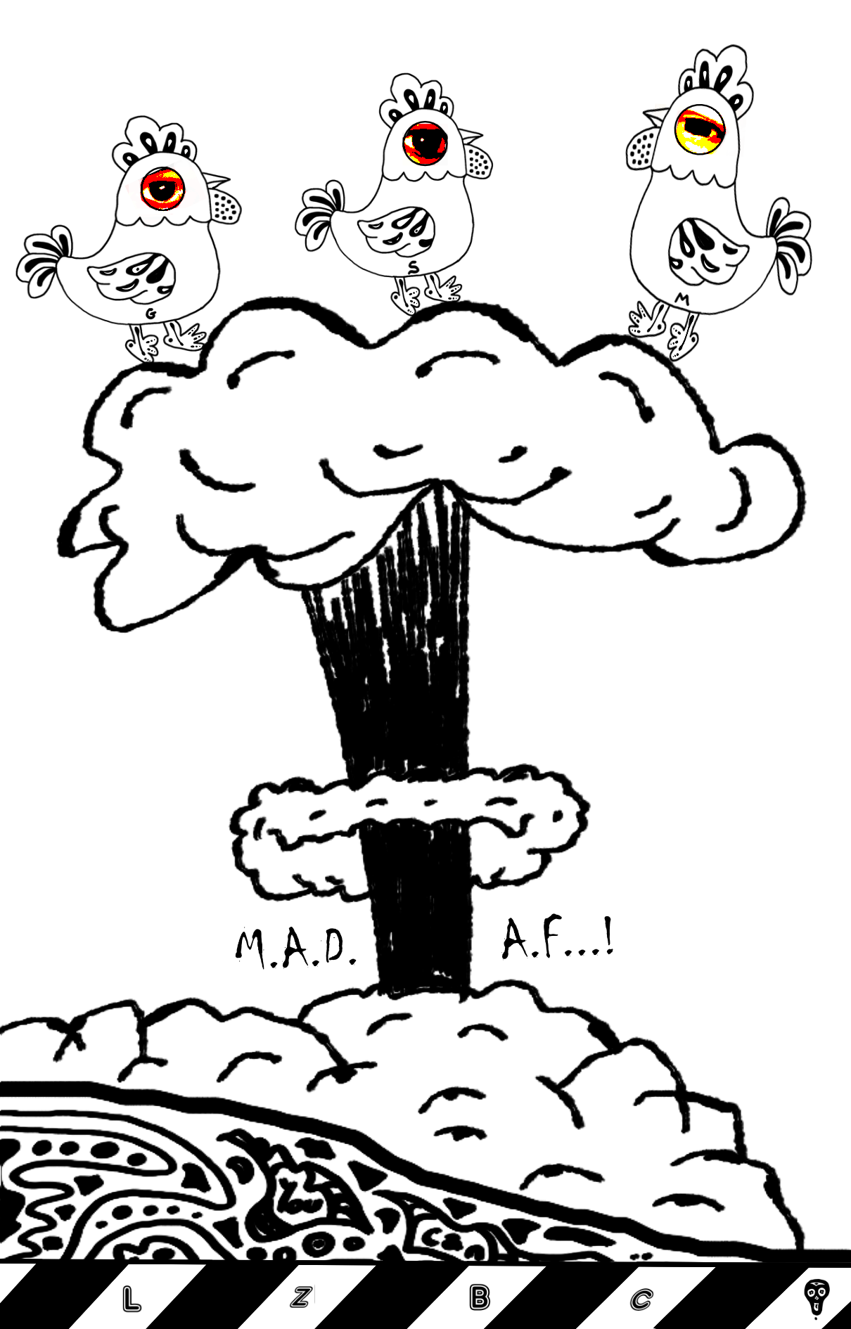 MAD As You T-shirt - Black Artwork