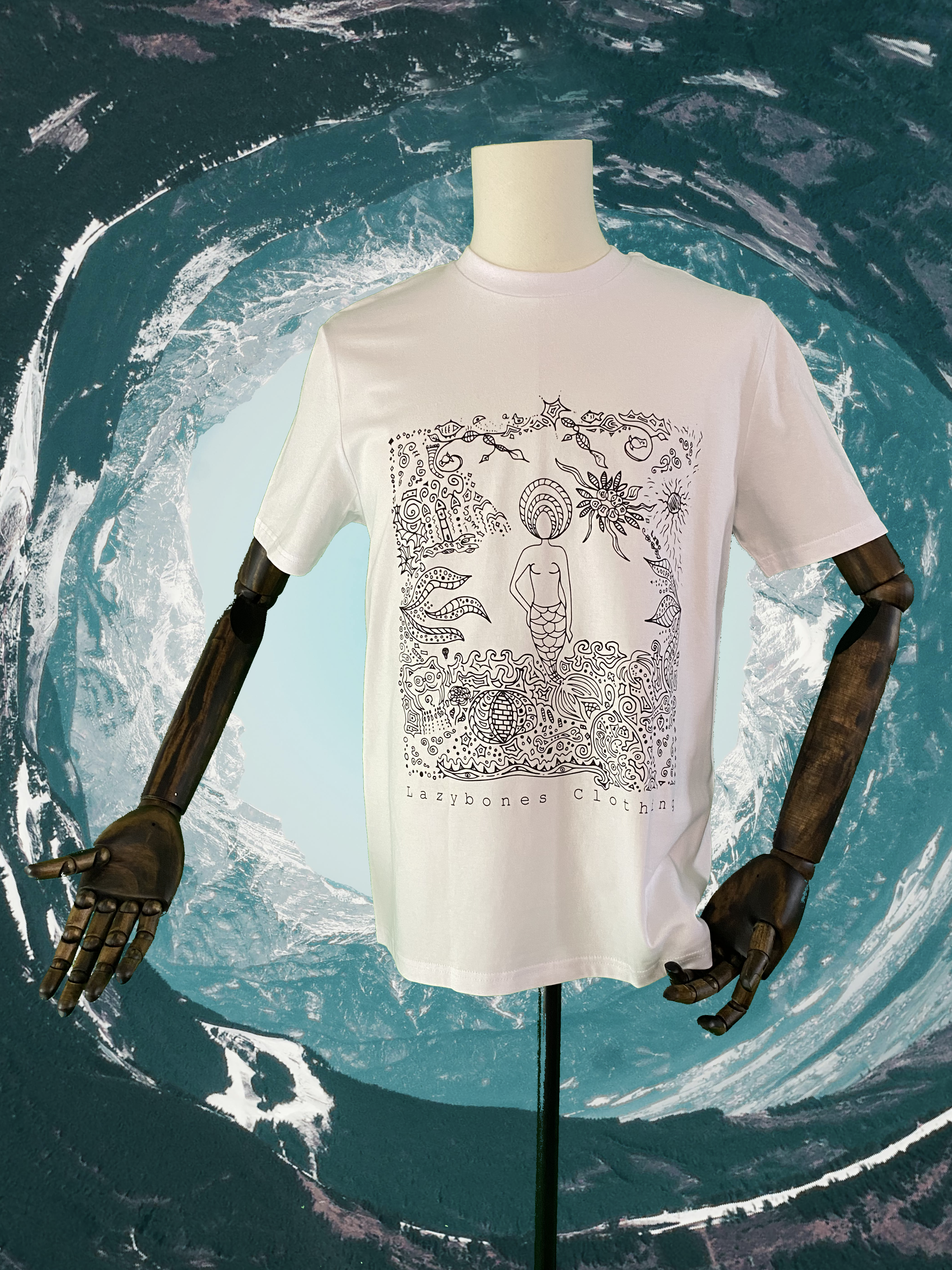 Mermaidadelica - Black Artwork