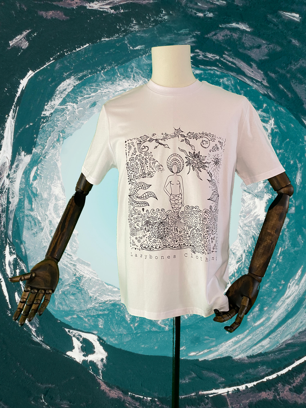 Mermaidadelica - Black Artwork