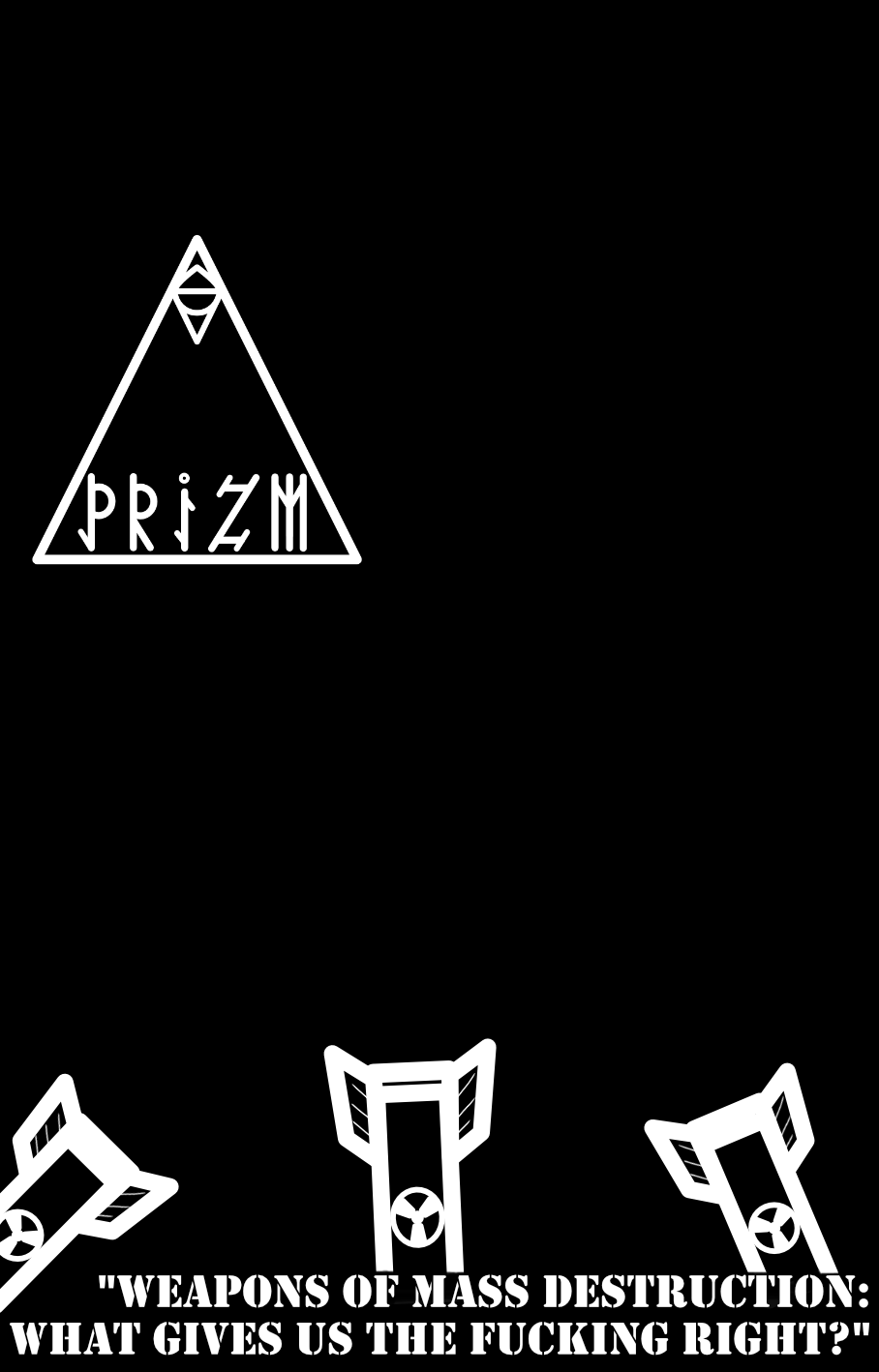 Prizm Self Destruction T-shirt - White Artwork