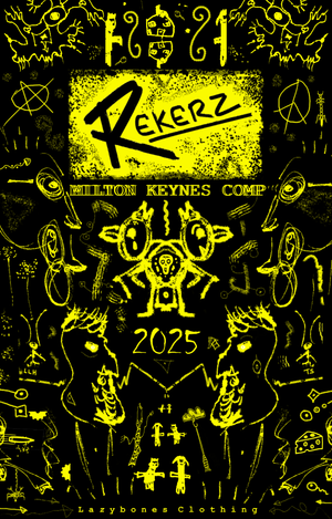 Rekerz 2025 T-shirt - Yellow Artwork