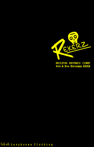 Rekerz Under Skull T-shirt - Yellow Artwork
