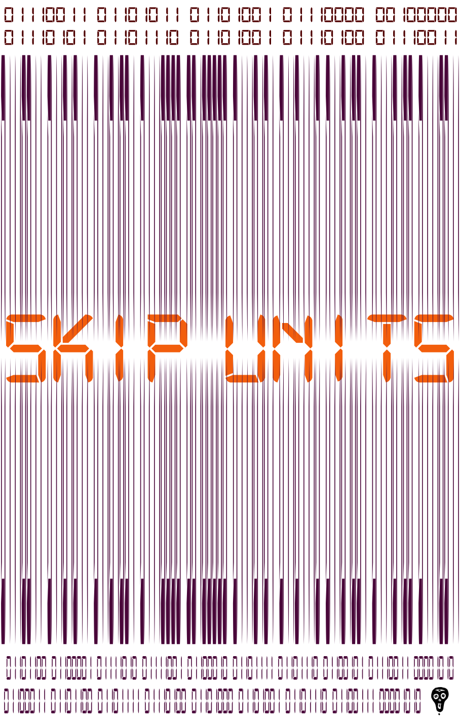 The Binary Revolution T-shirt - Coloured Artwork