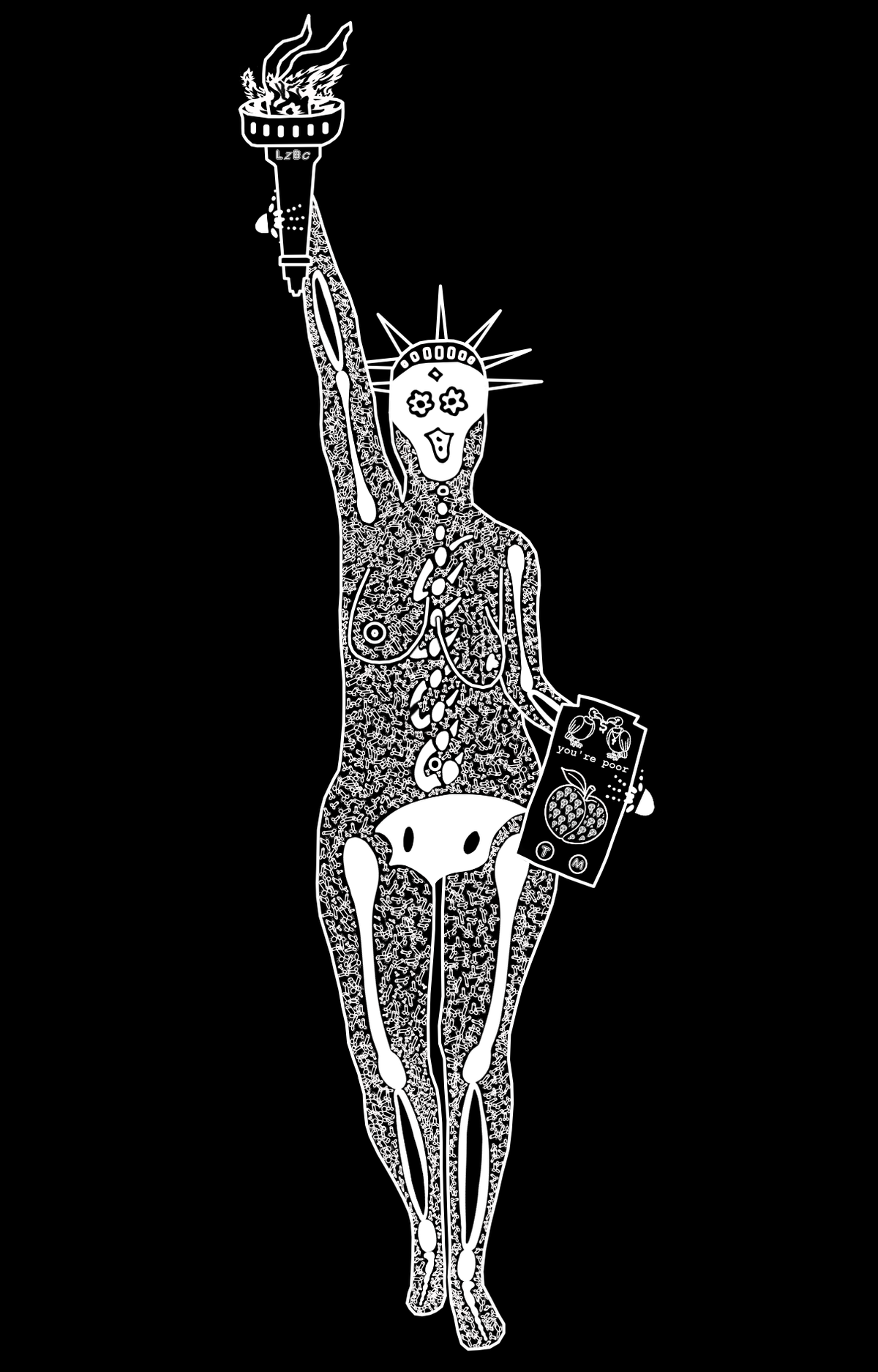 Taking the Liberty - White Artwork