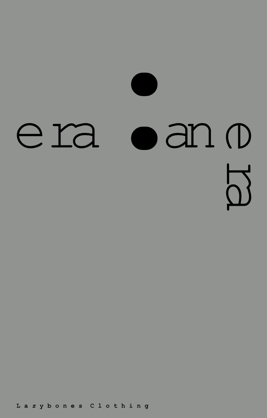 Era + Don't put me in a box T-shirt - Black Artwork